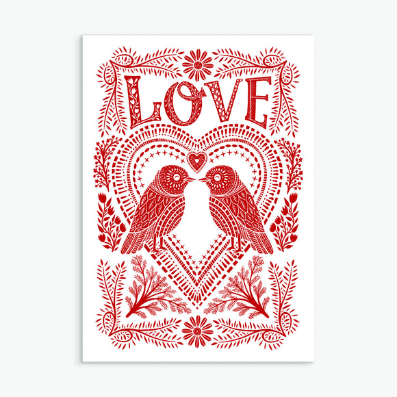 Folk Love Card