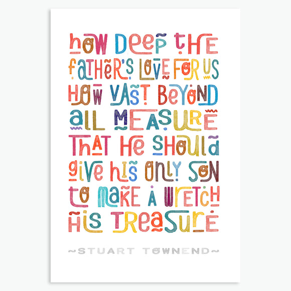 How Deep The Father's Love - Easter Celebration Card