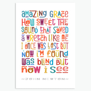 Amazing Grace - Easter Celebration Card