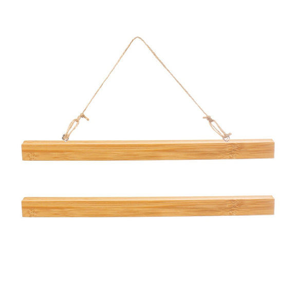 Bamboo Magnetic Brown Poster Hanger