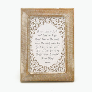 If you were a bird - Framed Print