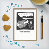 Customisable Highland Cow Card / Print