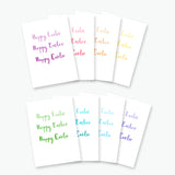 Easter Ombre Trios - 8 Easter Celebration Cards