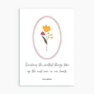 Sometimes the smallest things - Card