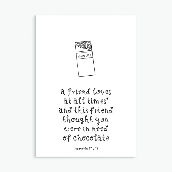 A Friend Loves At All Times