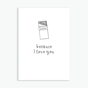 Because I Love You Chocolate Gift Box