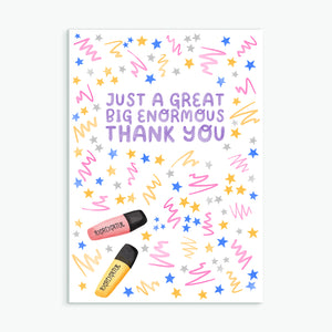 Enormous Thank You - Greetings Card