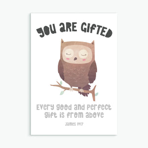 You Are Gifted - Greeting Card