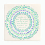 Bible Blessing Ceramic Coasters
