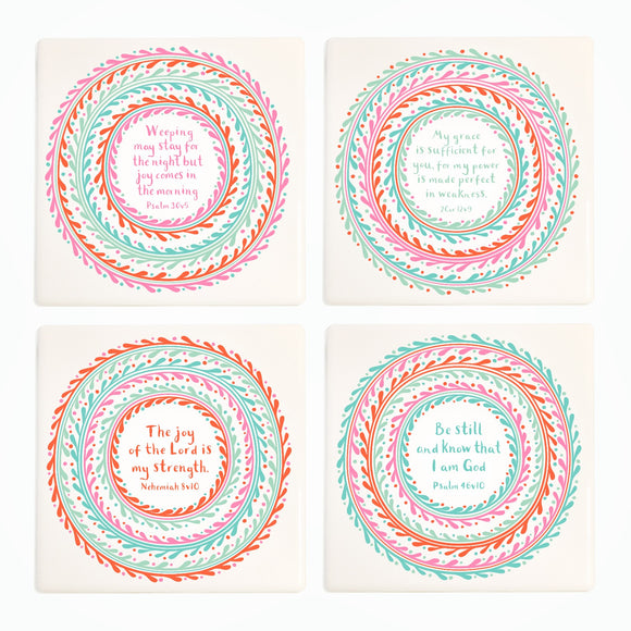 Bright Hope for Tomorrow - Ceramic Coasters