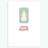 Christmas Snowman / Tree Cards - Pack of 4