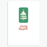 Christmas Snowman / Tree Cards - Pack of 4
