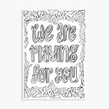 Printable Colour-In Greetings Cards for Lockdown