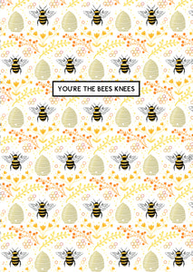 You're The Bees Knees A6 Card