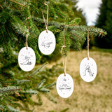 Ceramic Tree Decorations - Dachshund Series