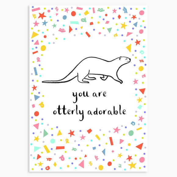 Otterly Adorable A6 Card