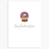 Cosy Christmas Wishes Cards - Pack of 4