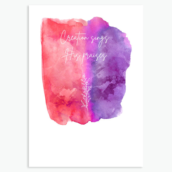 Creation Sings - Greeting Card