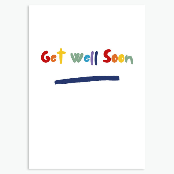 Rainbow Get Well Soon Card