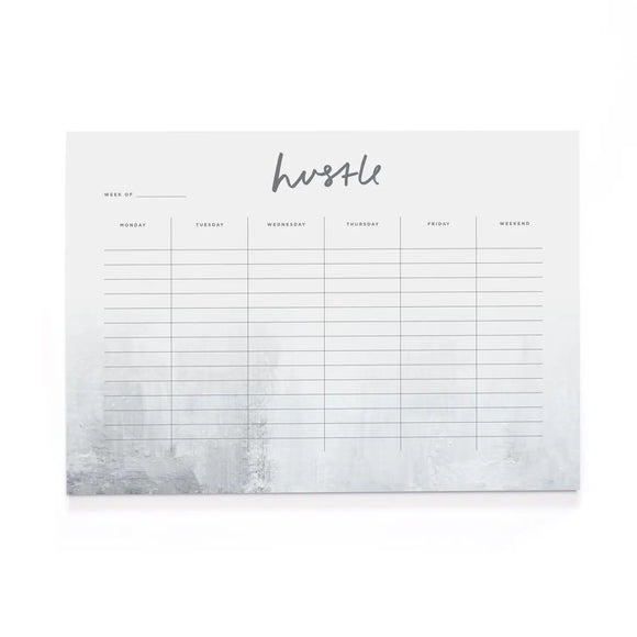 Hustle A4 Weekly Planner Pad