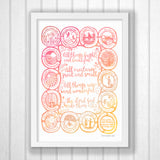 All Things Bright and Beautiful - Hymn Print