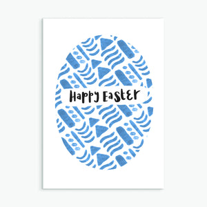 Happy Easter Patterned Card