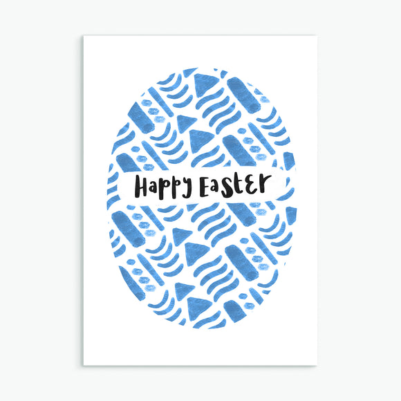 Happy Easter Patterned Card