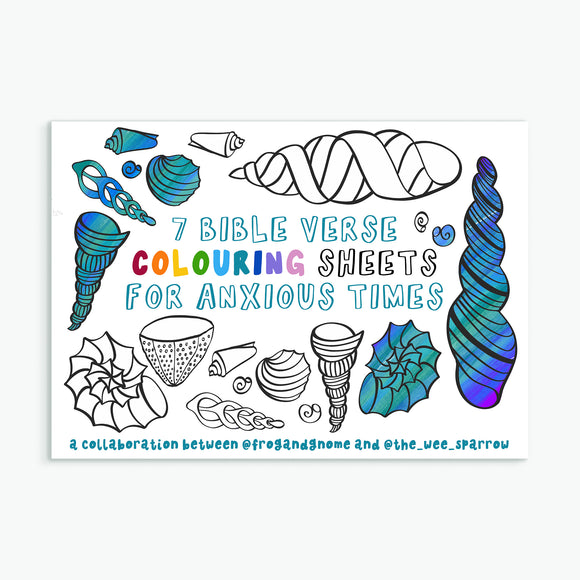 7 Bible Verse Colouring Sheets For Anxious Times