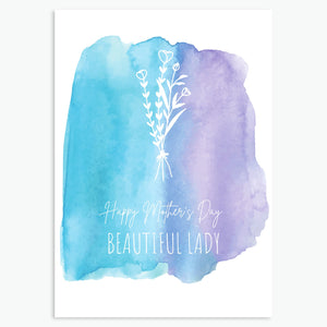 Beautiful Lady - Mother's Day Card