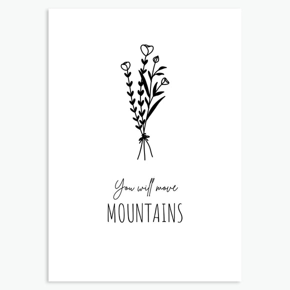 Move Mountains - Greeting Card