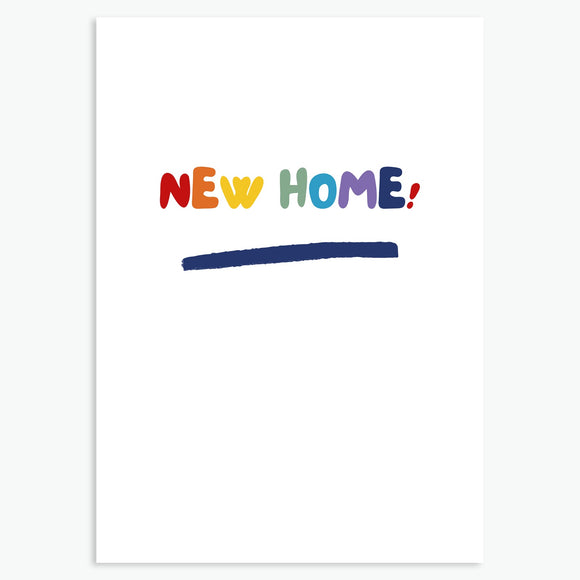 Rainbow New Home Card