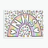 Printable Colour-In Greetings Cards for Lockdown