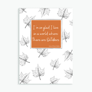 October Greetings Card