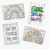 Printable Colour-In Greetings Cards for Lockdown