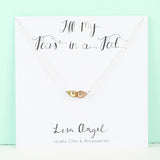 Silver Two Peas in a Pod Necklace