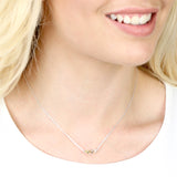 Silver Two Peas in a Pod Necklace