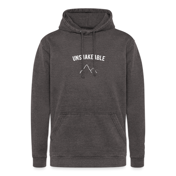 Unshakeable Vintage Hoodie - washed charcoal