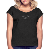 Mother of Ferals Rolled Sleeve T-Shirt - heather black
