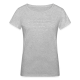 Not Afraid Organic T-Shirt by Stanley & Stella - heather grey