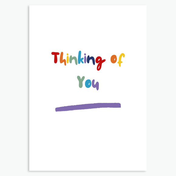 Rainbow Thinking of You Card