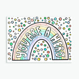 Printable Colour-In Greetings Cards for Lockdown