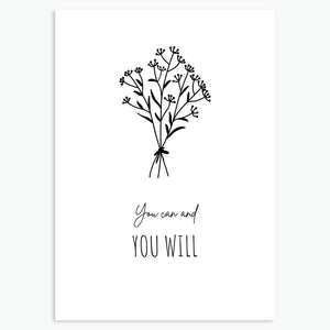 You can and you will - Greeting Card